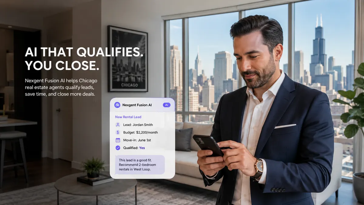 Illustration for this Real Estate AI article